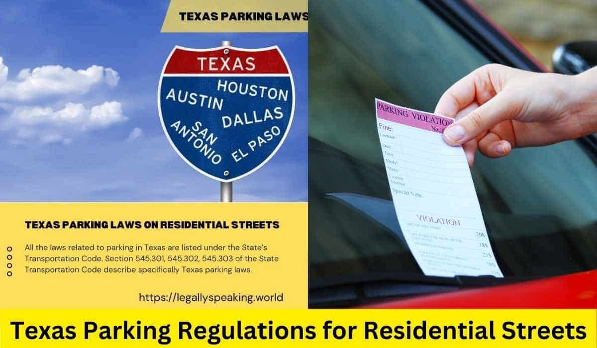 Texas Parking Regulations for Residential Streets
